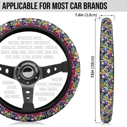 Giyu Tomioka Demon Slayer Anime Car Steering Wheel Cover 7