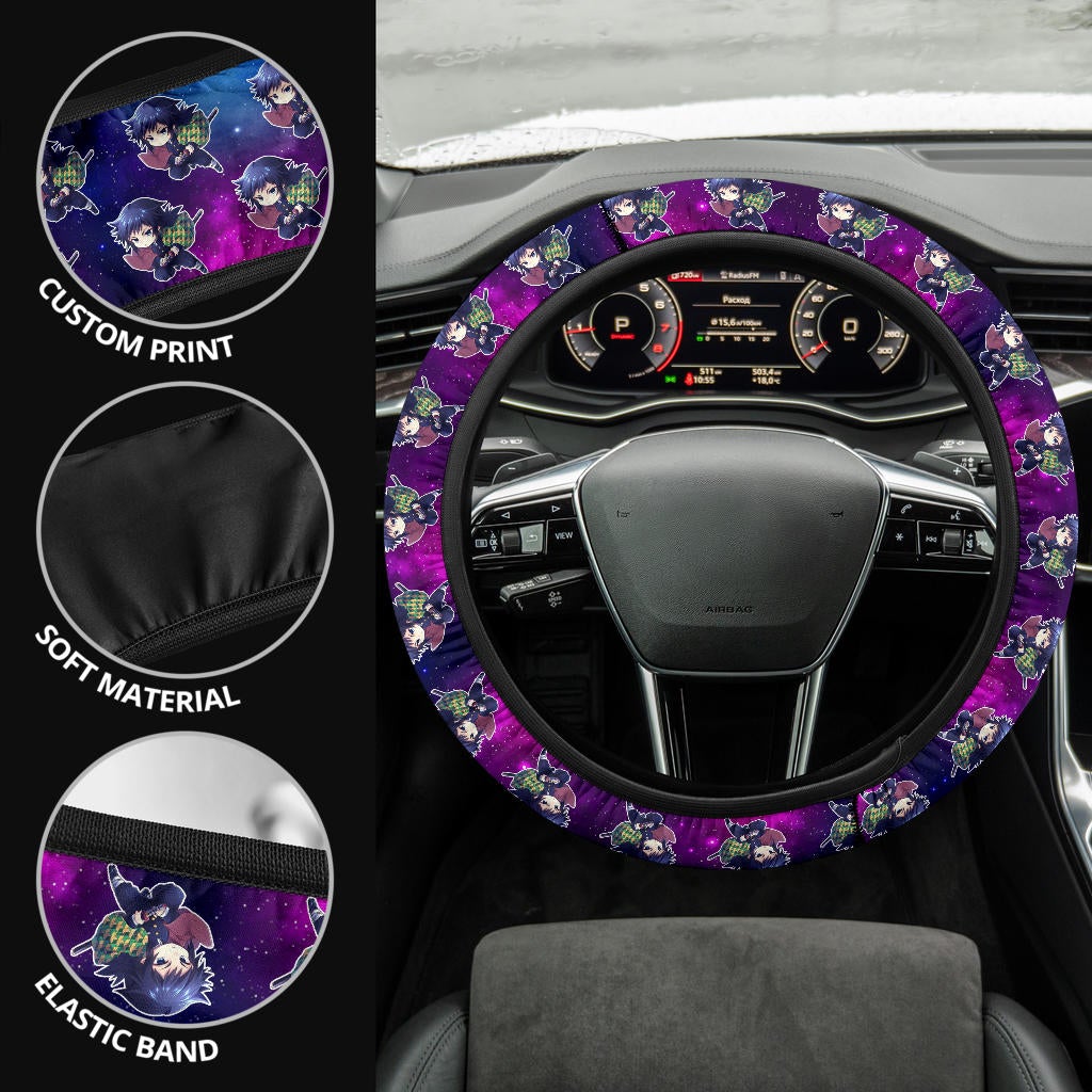 Giyu Tomioka Demon Slayer Anime Premium Custom Car Steering Wheel Cover 2