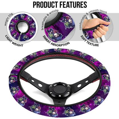 Giyu Tomioka Demon Slayer Anime Premium Custom Car Steering Wheel Cover 2