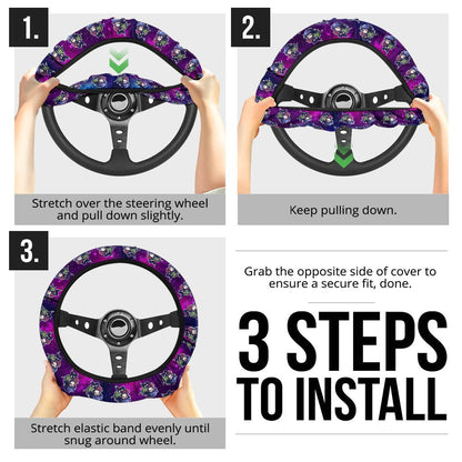 Giyu Tomioka Demon Slayer Anime Premium Custom Car Steering Wheel Cover 2