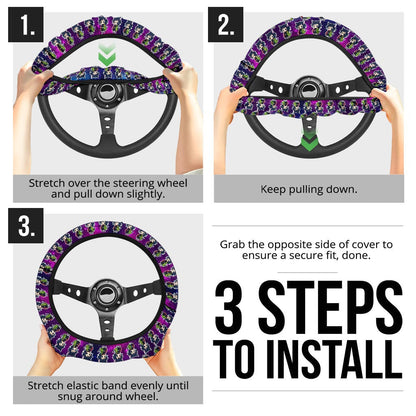 Giyu Tomioka Demon Slayer Anime Premium Custom Car Steering Wheel Cover 3