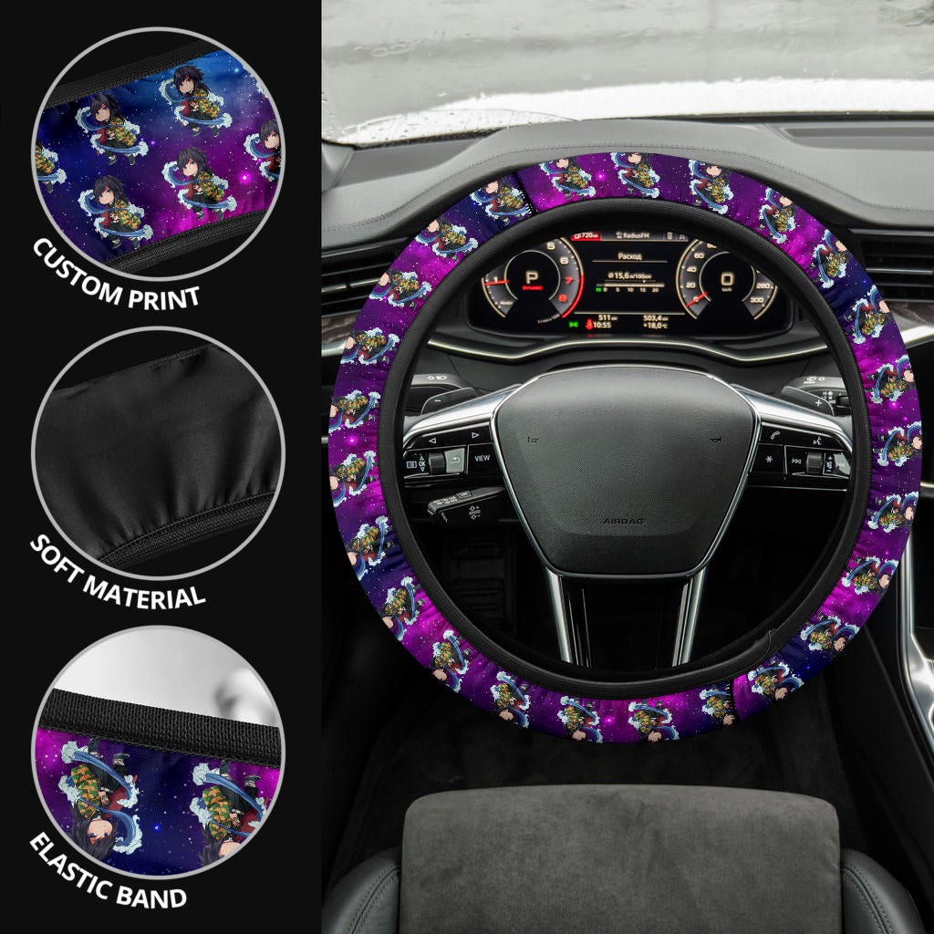 Giyu Tomioka Demon Slayer Anime Premium Custom Car Steering Wheel Cover 4