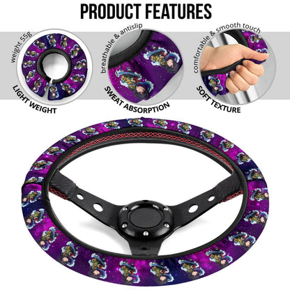 Giyu Tomioka Demon Slayer Anime Premium Custom Car Steering Wheel Cover 4