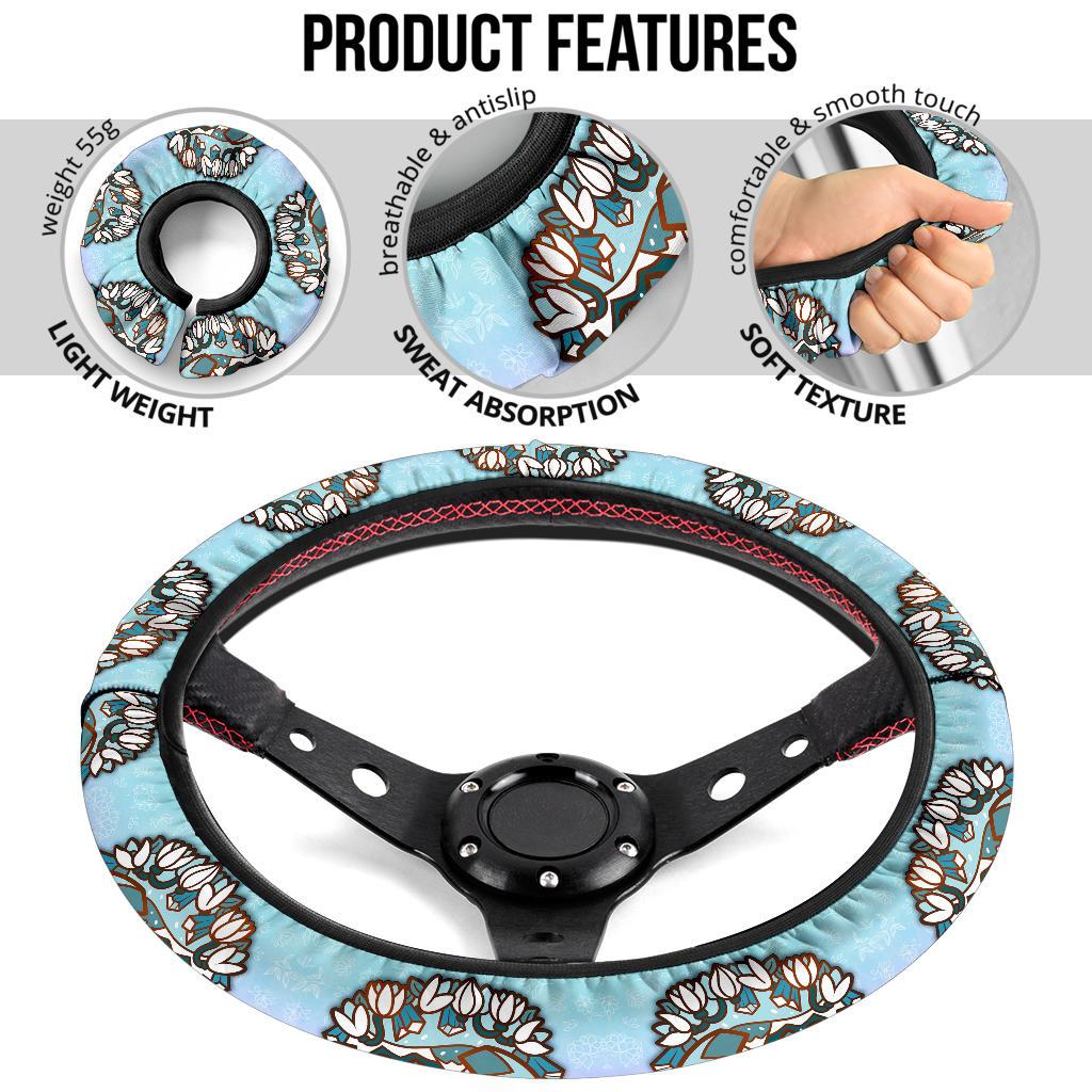 Glaceon Car Steering Wheel Cover