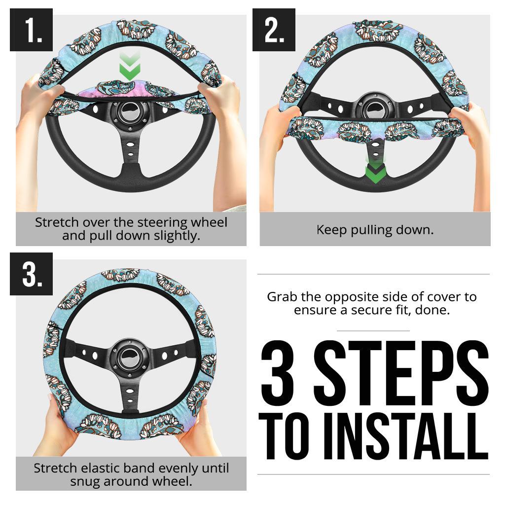 Glaceon Car Steering Wheel Cover