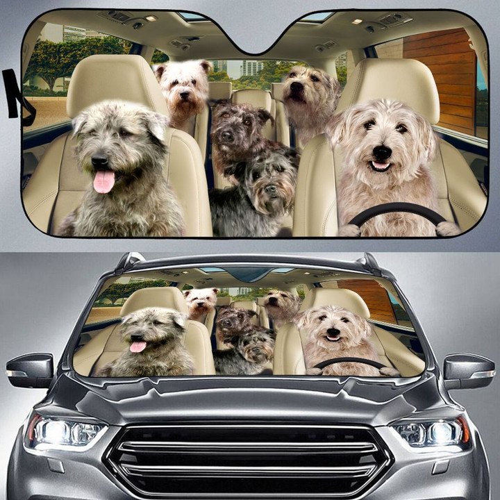 Glen Of Imaal Terrier Car All Over Printed 3D Sun Shade