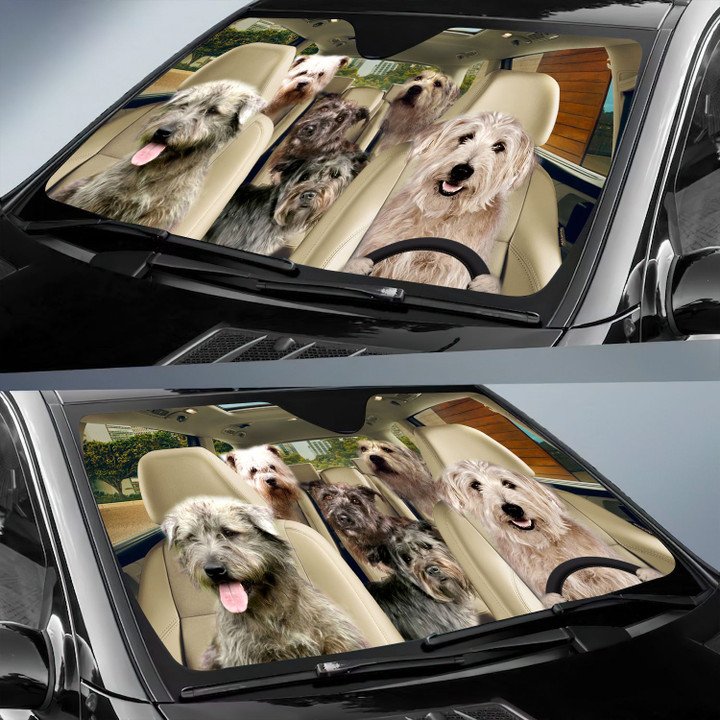 Glen Of Imaal Terrier Car All Over Printed 3D Sun Shade