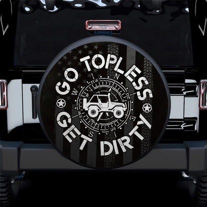 Go Topless Get Dirty Car Spare Tire Cover