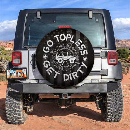 Go Topless Get Dirty Car Spare Tire Cover