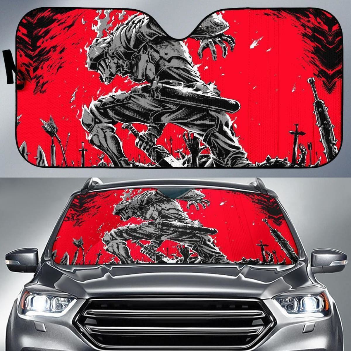 Goblin Slayer Anime Auto Sun Shade Nh07 Universal Fit 111204