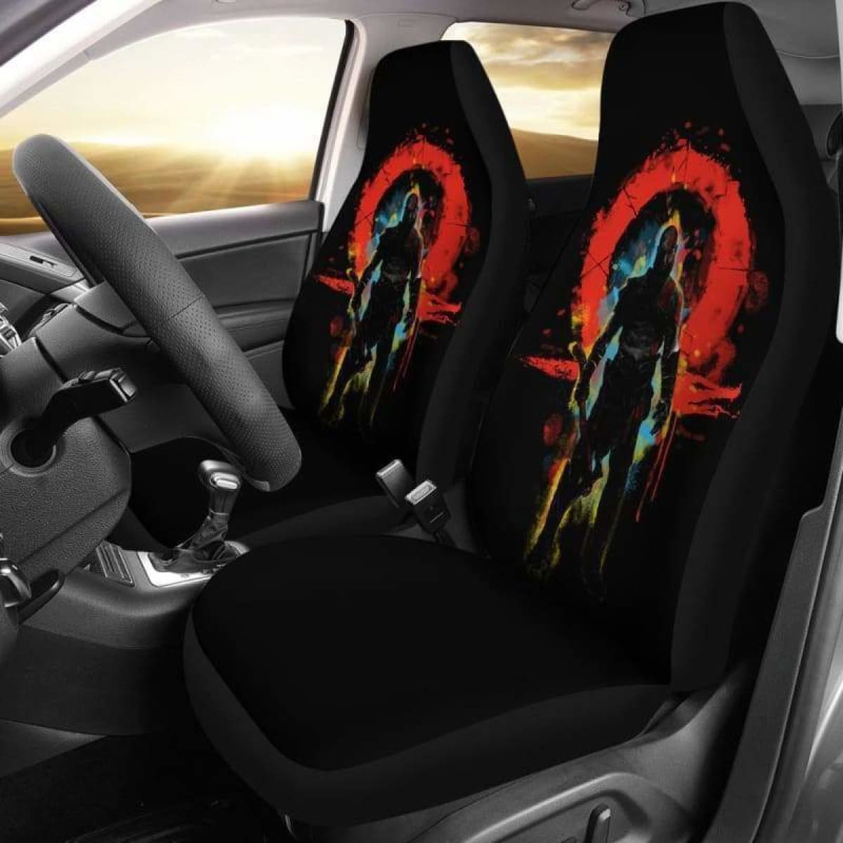 God Of War Car Seat Covers Universal Fit 051312