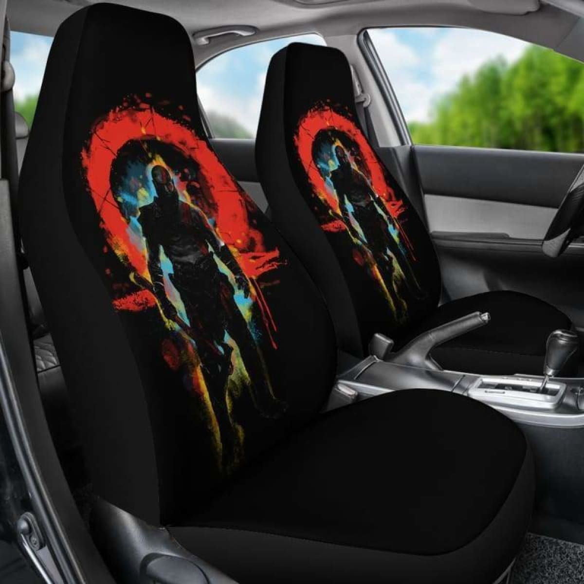 God Of War Car Seat Covers Universal Fit 051312
