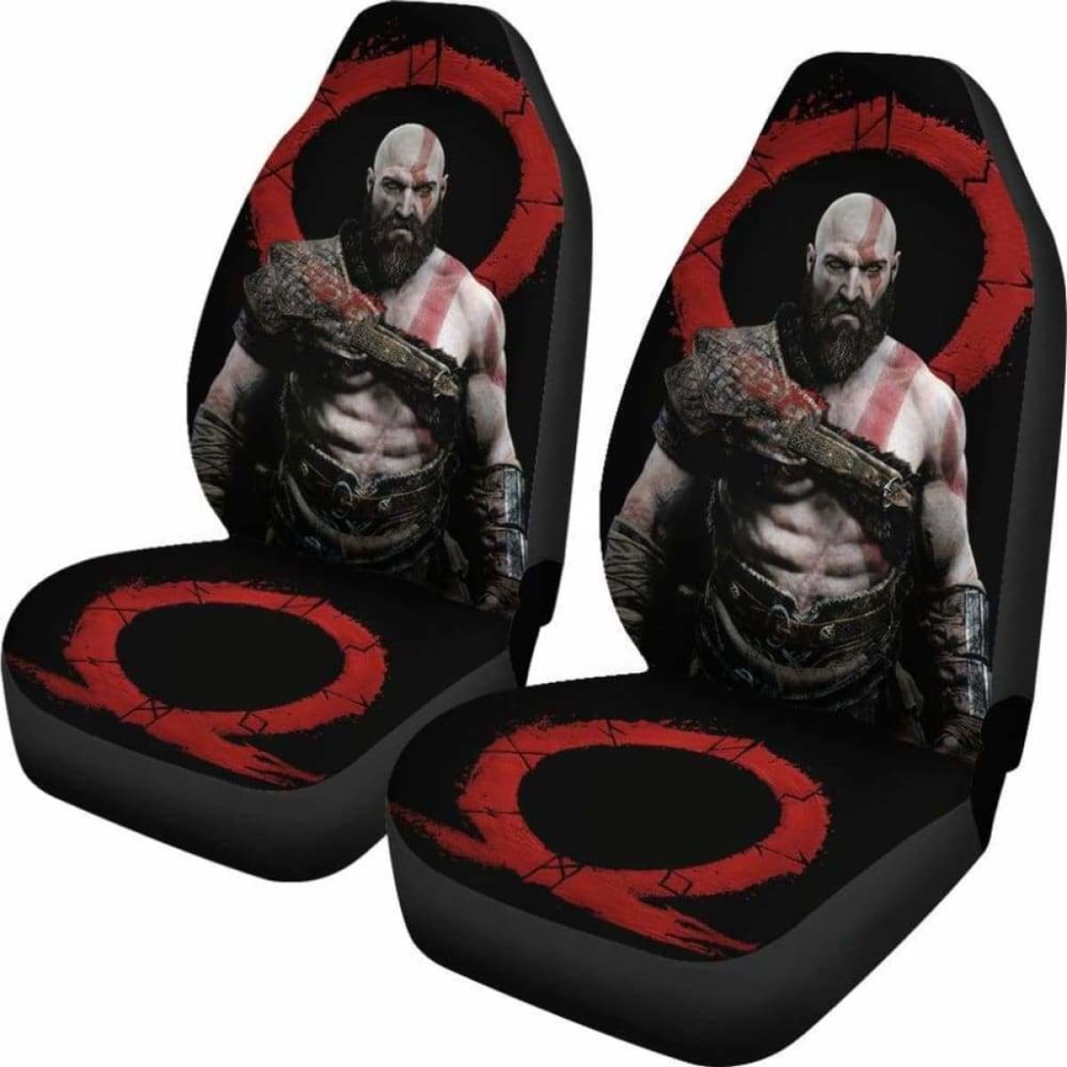 God Of War Iv Kratos Car Seat Covers Universal Fit 051012