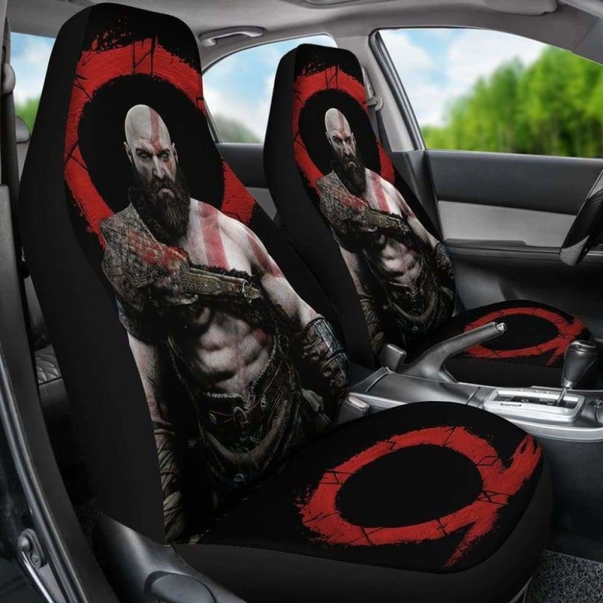 God Of War Iv Kratos Car Seat Covers Universal Fit 051012