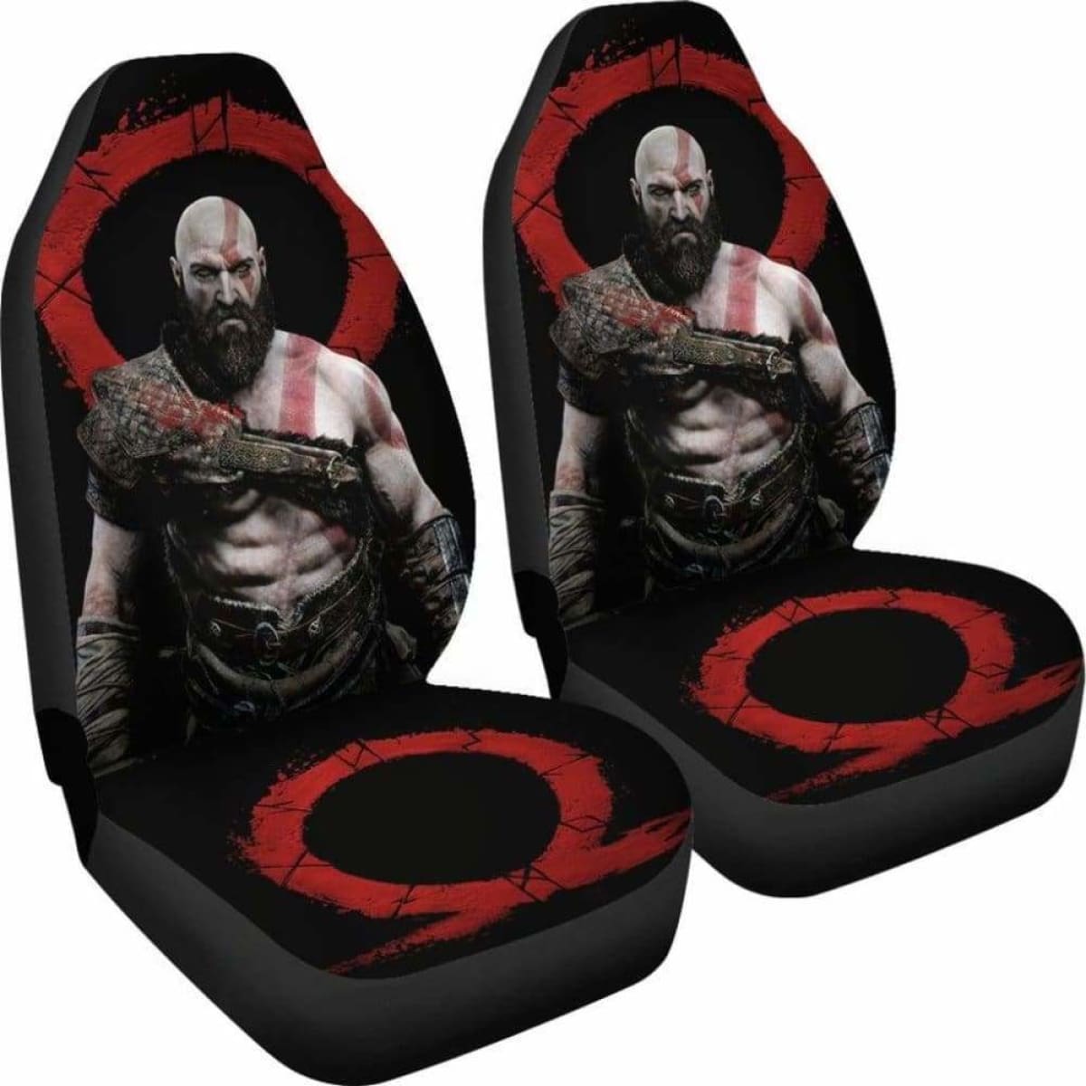 God Of War Iv Kratos Car Seat Covers Universal Fit 051012