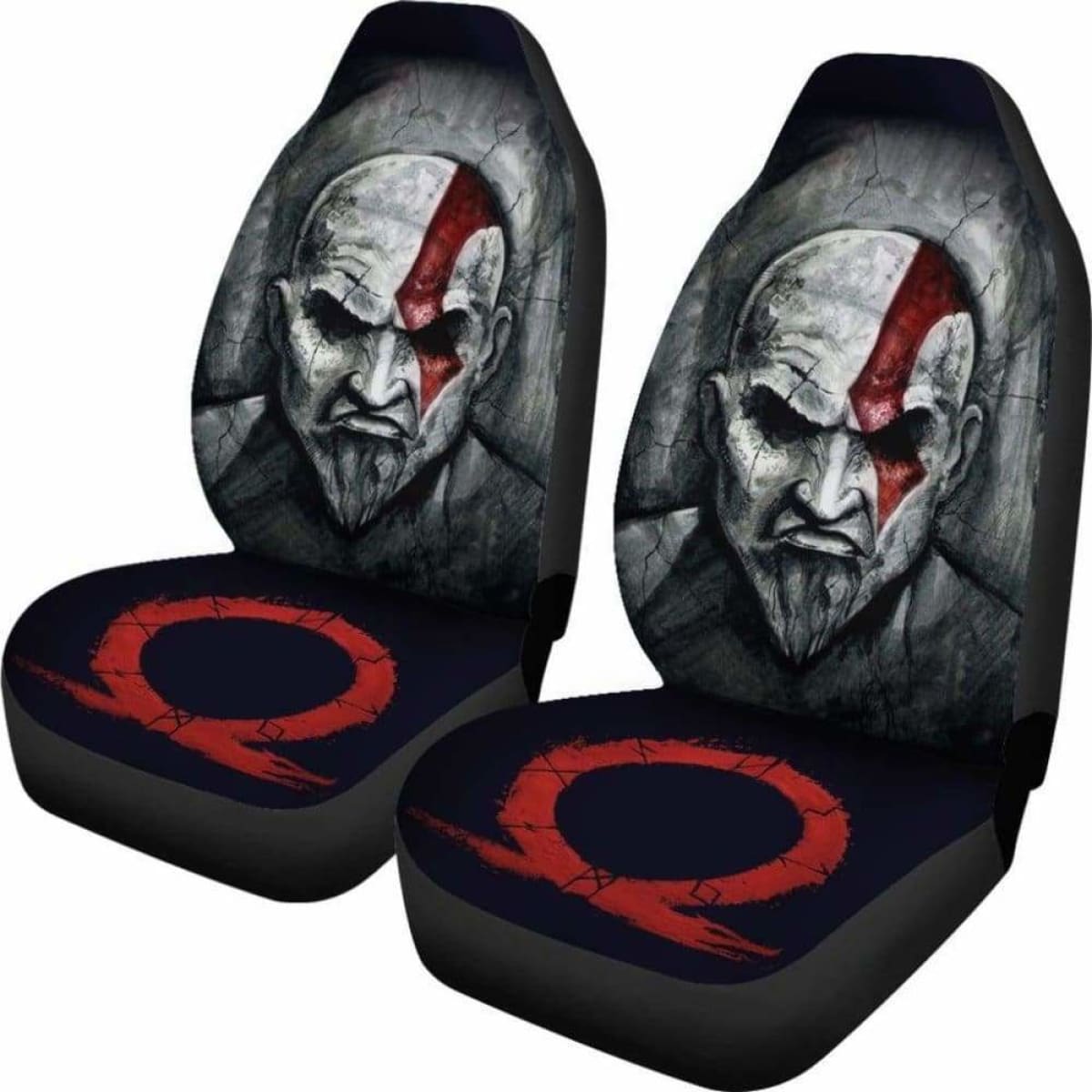 God Of War Kratos Car Seat Covers Universal Fit 051012