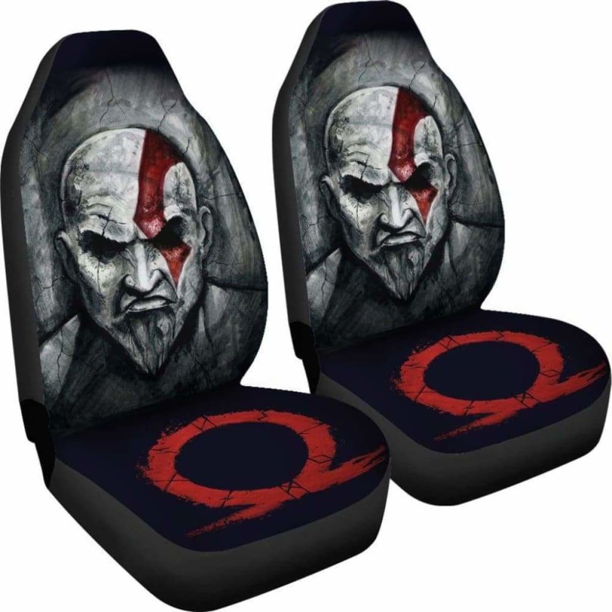 God Of War Kratos Car Seat Covers Universal Fit 051012