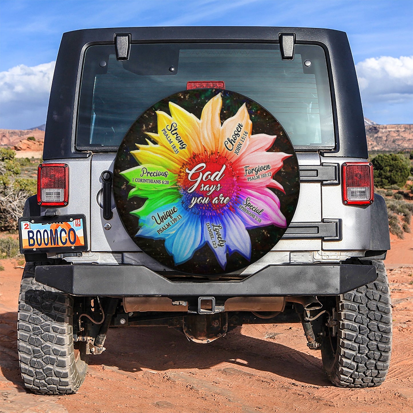 God Says You Are Jeep Car Spare Tire Cover