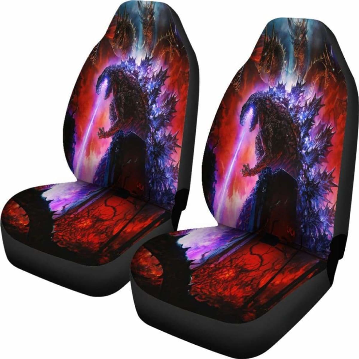 Godzilla Car Seat Covers 1 Universal Fit 051012