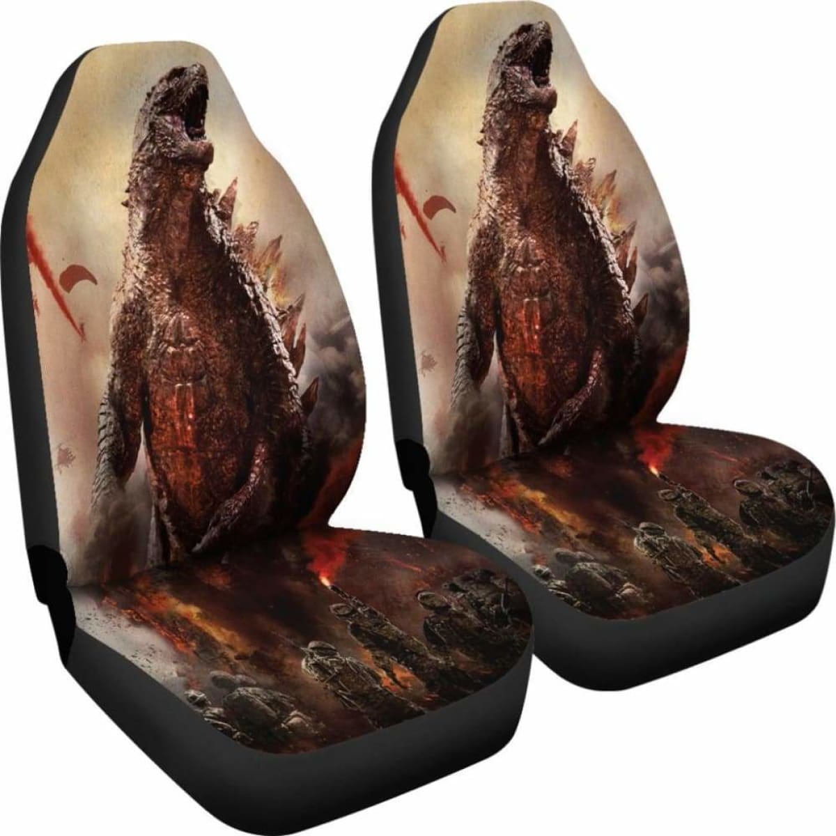 Godzilla 2019 Car Seat Covers 1 Universal Fit 051012