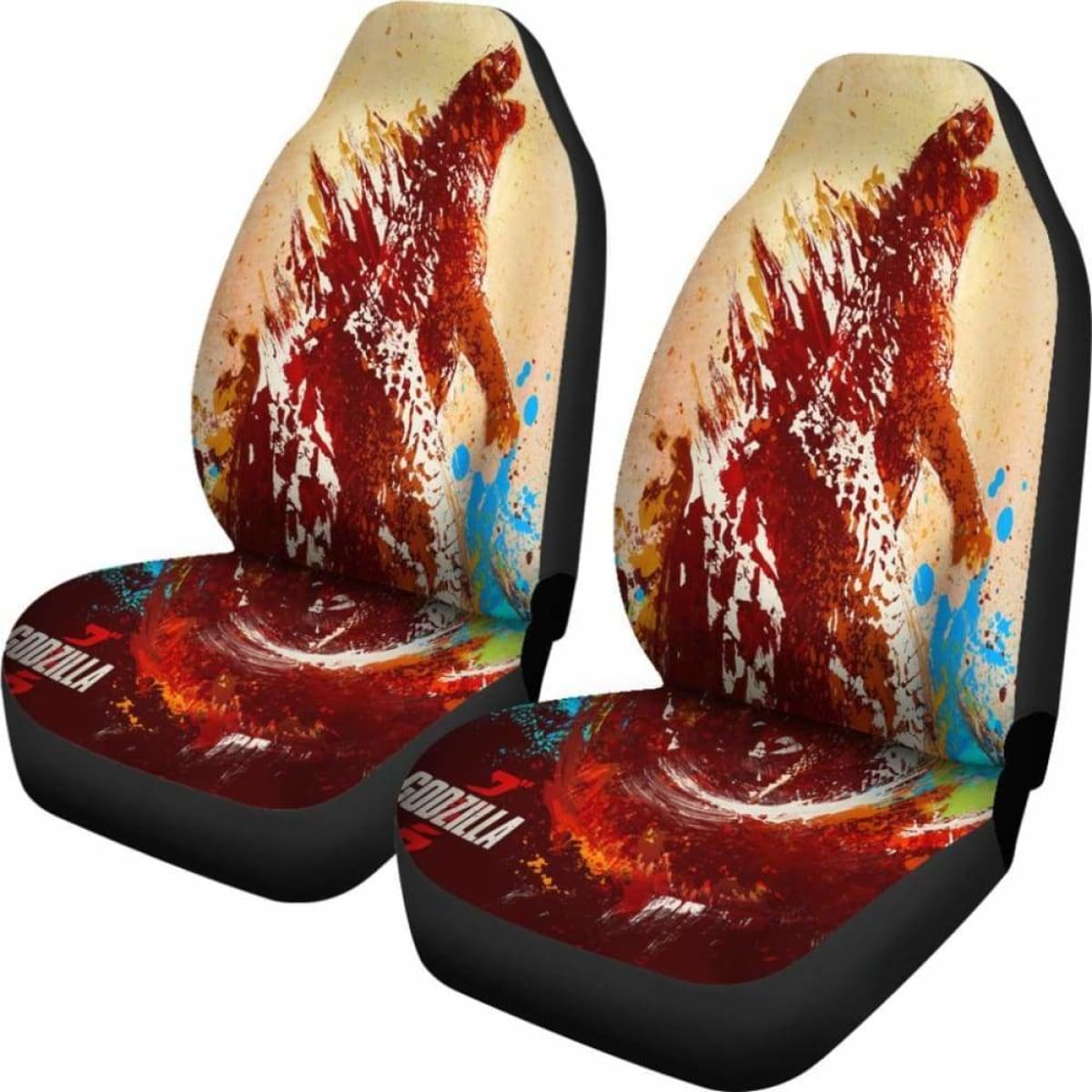 Godzilla Car Seat Covers Universal Fit 051012