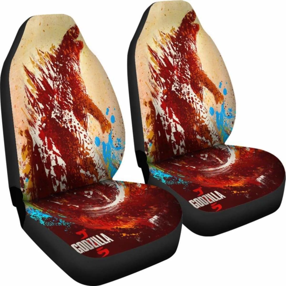 Godzilla Car Seat Covers Universal Fit 051012