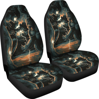 Godzilla Fight King Kong 2020 Seat Covers Amazing Best Gift Ideas 2020 Universal Fit 090505