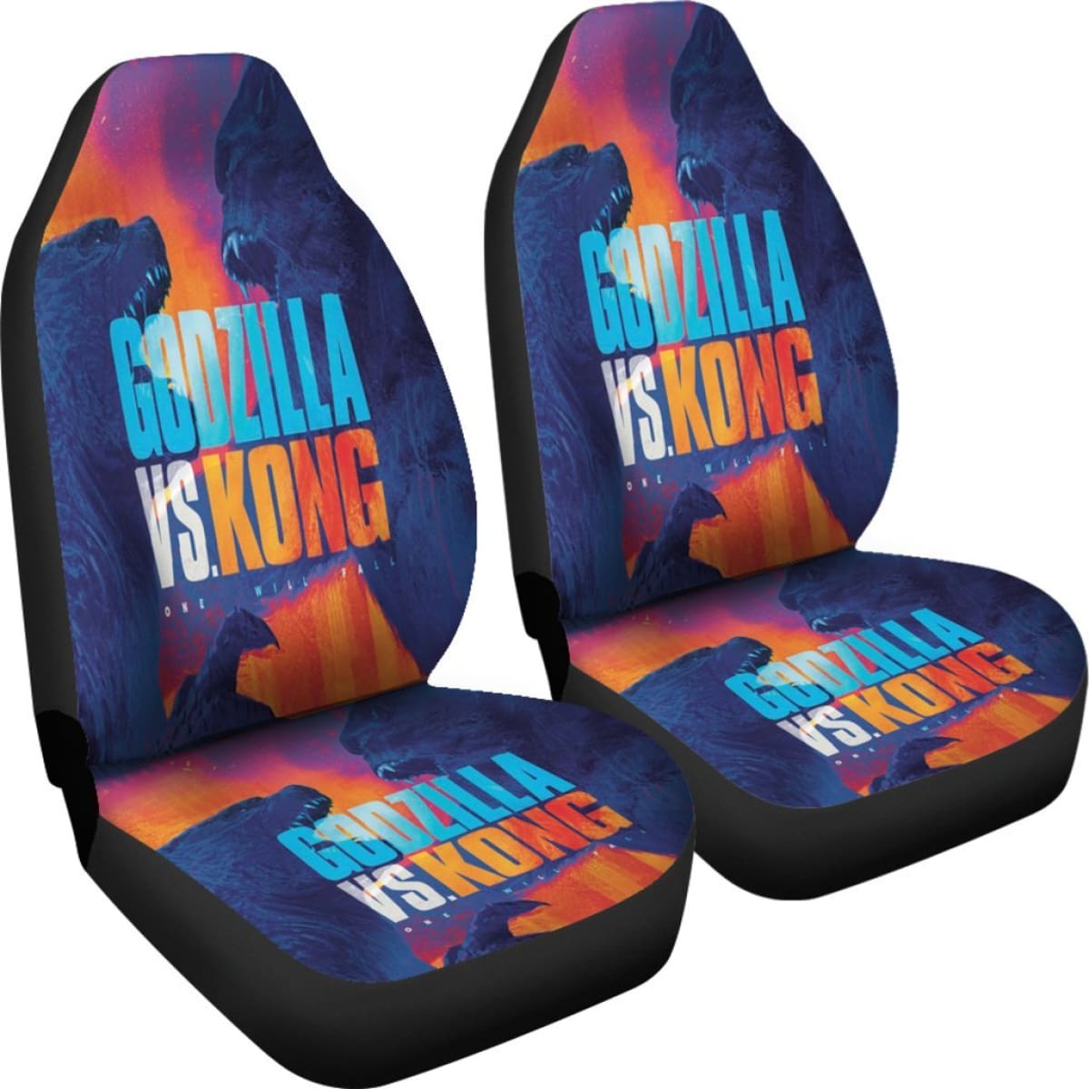 Godzilla King Kong 2020 Seat Covers Amazing Best Gift Ideas 2020 Universal Fit 090505