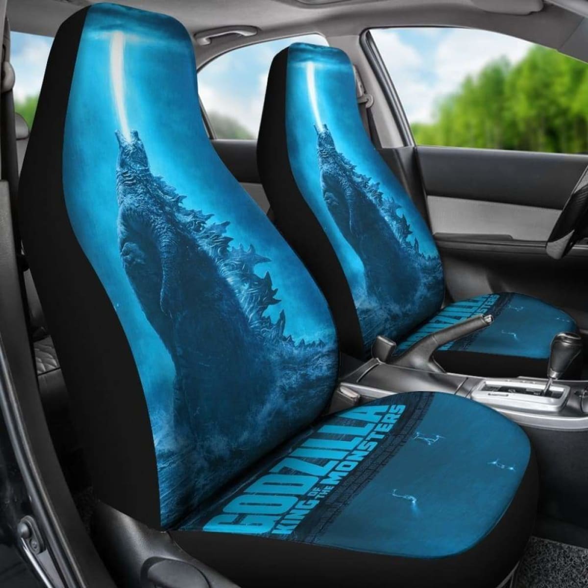 Godzilla Monster Car Seat Covers Universal Fit 051012