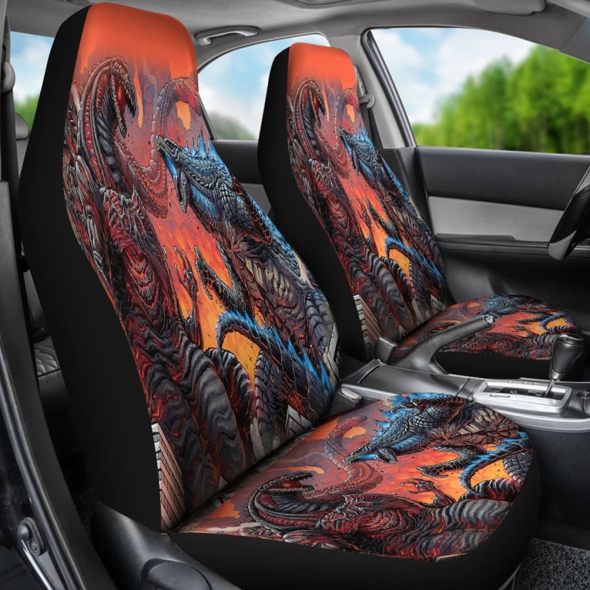 Godzilla Vs King Kong Art 2020 Seat Covers Amazing Best Gift Ideas 2020 Universal Fit 090505