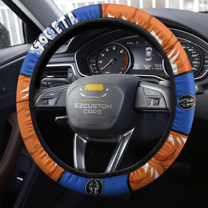 Gogeta Anime Steering Wheel Cover Custom Dragon Ball Anime Car Accessories
