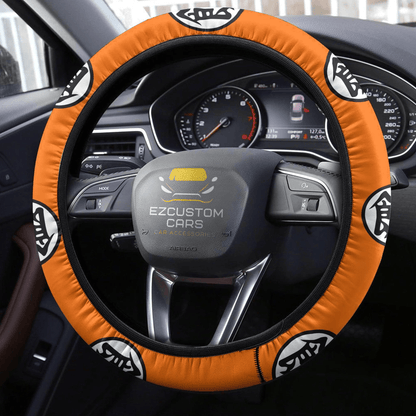 Gohan Kanji Anime Steering Wheel Cover Custom Dragon Ball Anime Car Accessories