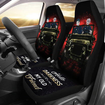 Gojo Geto Jujutsu Kaisen Ride Jeep Funny Anime Moonlight Halloween Car Seat Covers