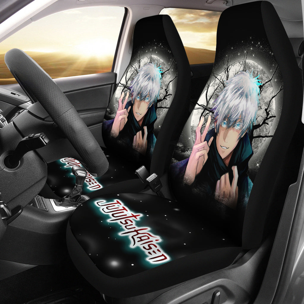 Gojo Jujutsu Kaisen Moonlight Car Seat Covers