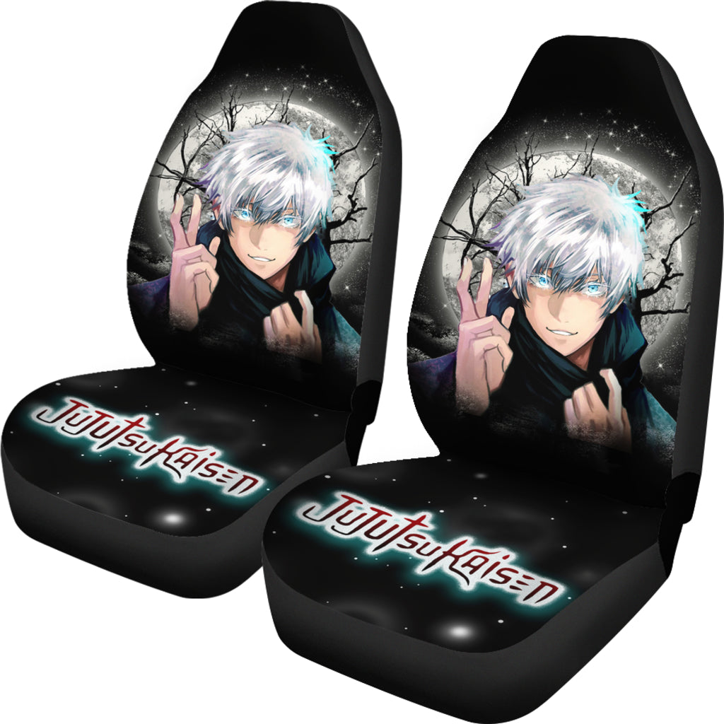 Gojo Jujutsu Kaisen Moonlight Car Seat Covers