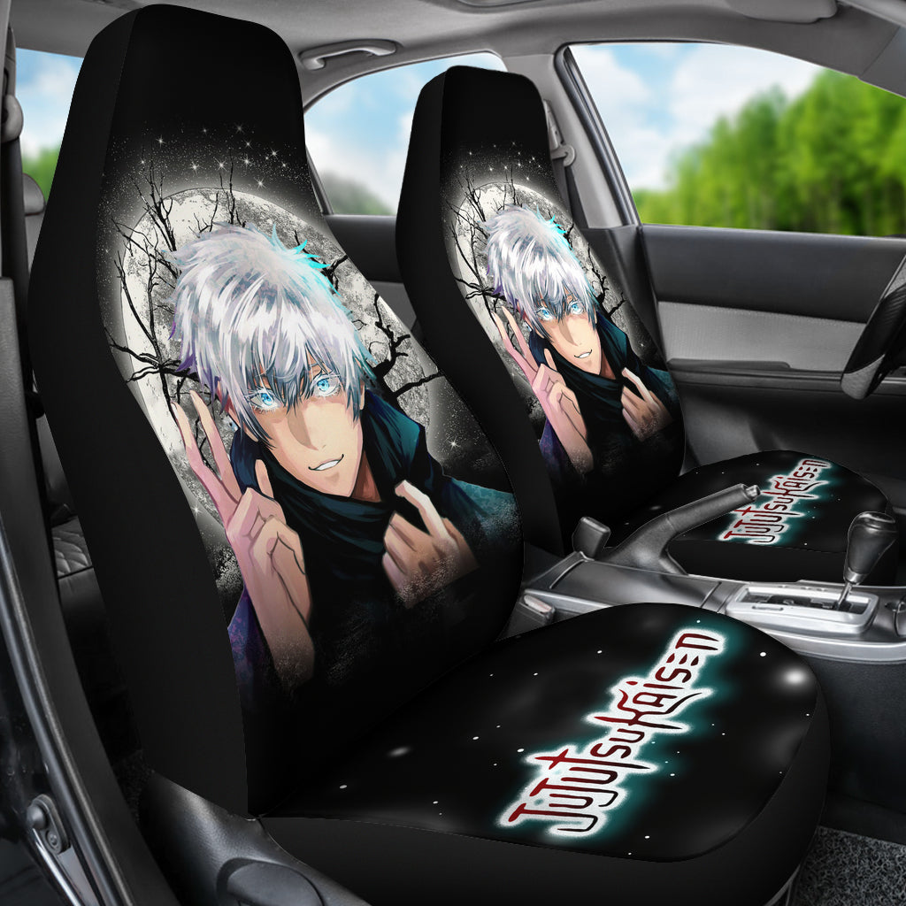 Gojo Jujutsu Kaisen Moonlight Car Seat Covers