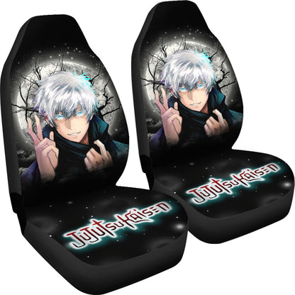 Gojo Jujutsu Kaisen Moonlight Car Seat Covers