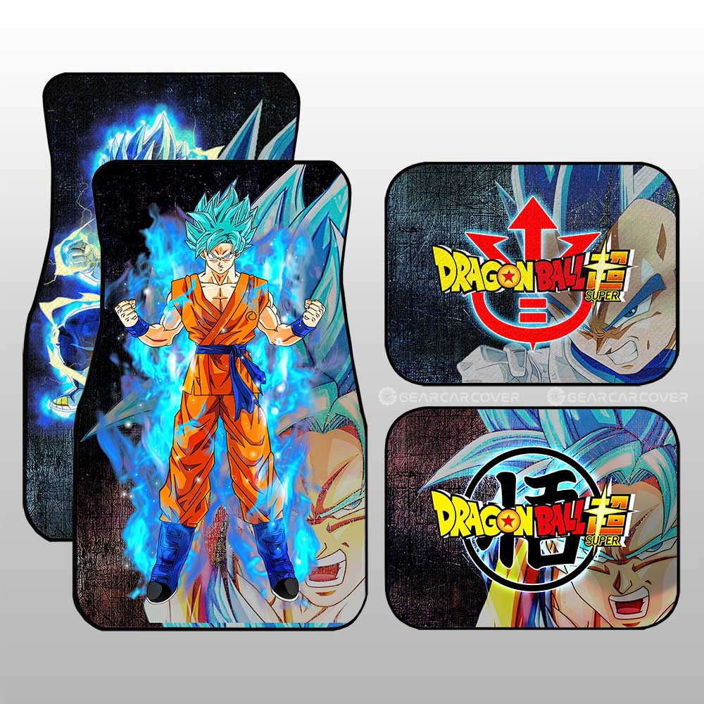 Goku And Vegeta Car Floor Mats Custom Dragon Ball Anime Car Accessories