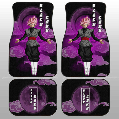 Goku Black Rose Car Floor Mats Custom Anime Dragon Ball Car Accessories