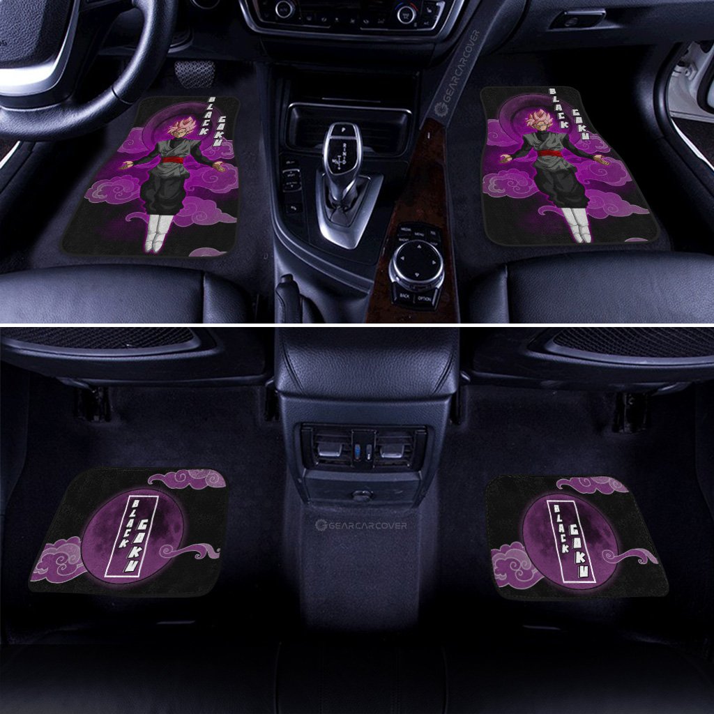 Goku Black Rose Car Floor Mats Custom Anime Dragon Ball Car Accessories