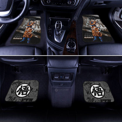 Goku Car Floor Mats Custom Anime Dragon Ball Car Accessories