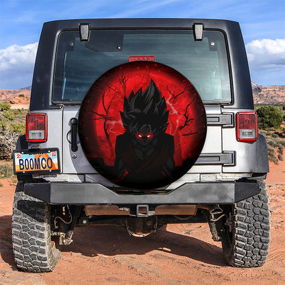 Goku Saiyan Evil Moonlight Jeep Car Spare Tire Cover