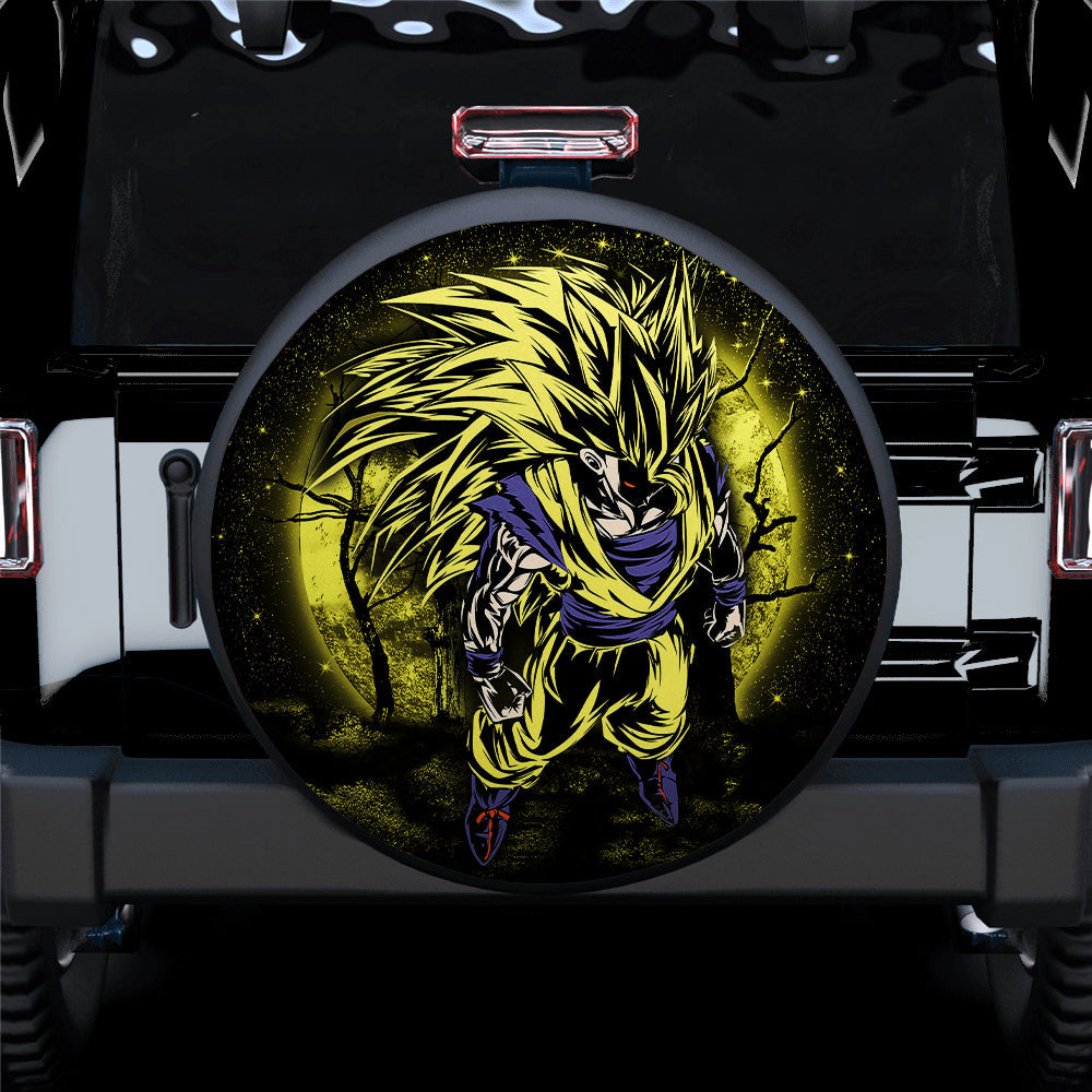 Goku Super Saiyan 3 Dragon Ball Moonlight Jeep Car Spare Tire Cover
