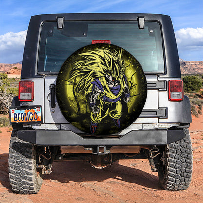 Goku Super Saiyan 3 Dragon Ball Moonlight Jeep Car Spare Tire Cover