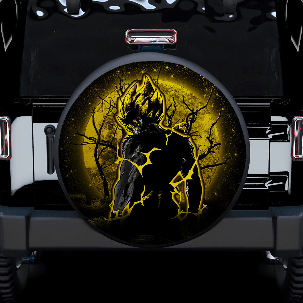 Goku Super Saiyan Moonlight Jeep Car Spare Tire Cover