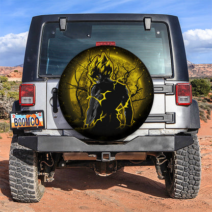 Goku Super Saiyan Moonlight Jeep Car Spare Tire Cover