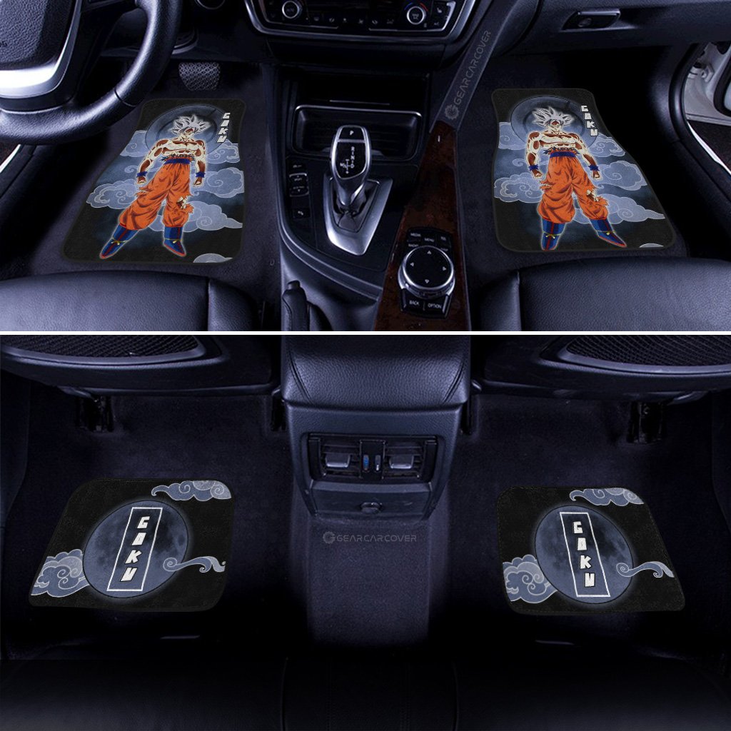Goku Ultra Instinct Car Floor Mats Custom Dragon Ball Anime Car Accessories Perfect Gift For Fan