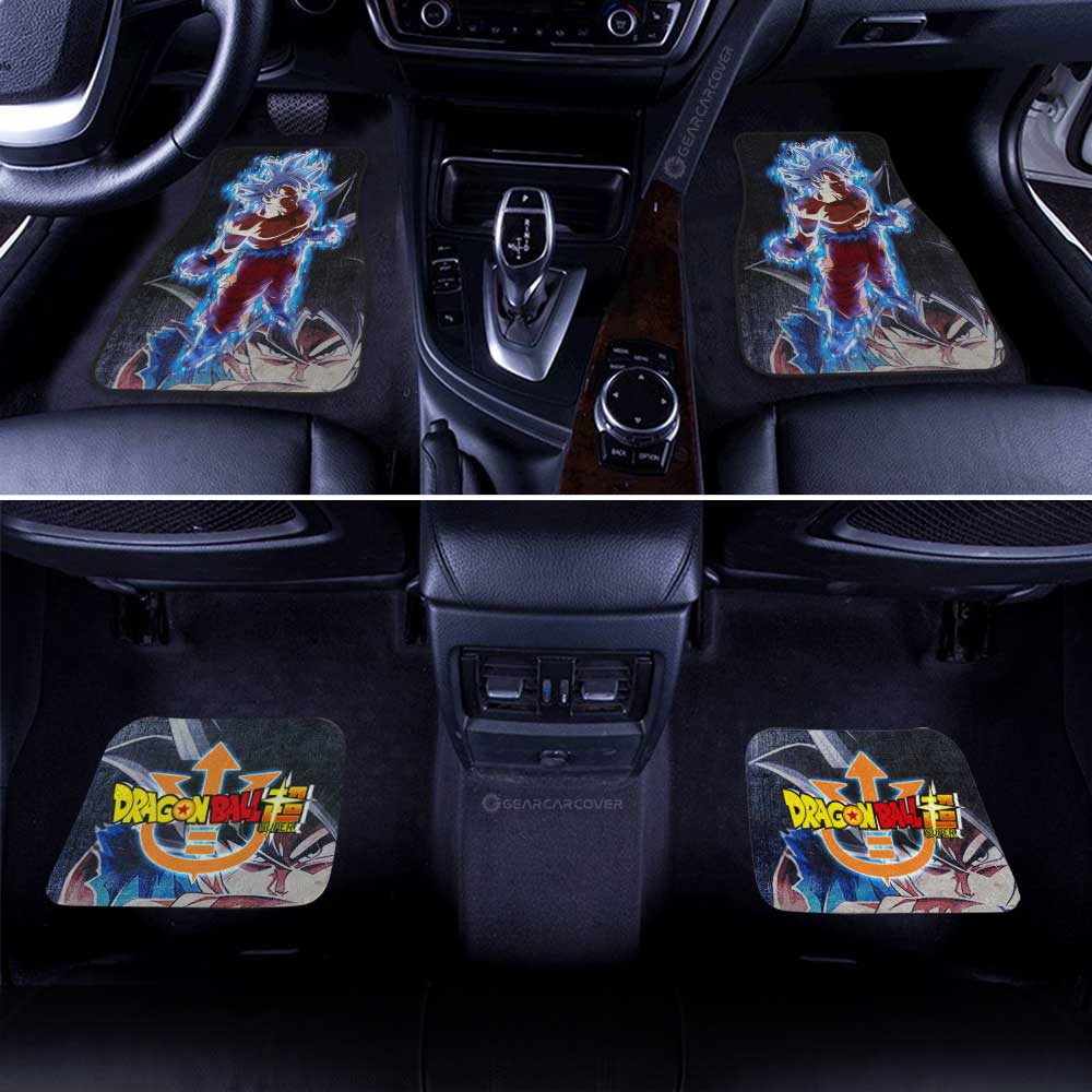 Goku Ultra Instinct Car Floor Mats Custom Dragon Ball Anime Car Accessories