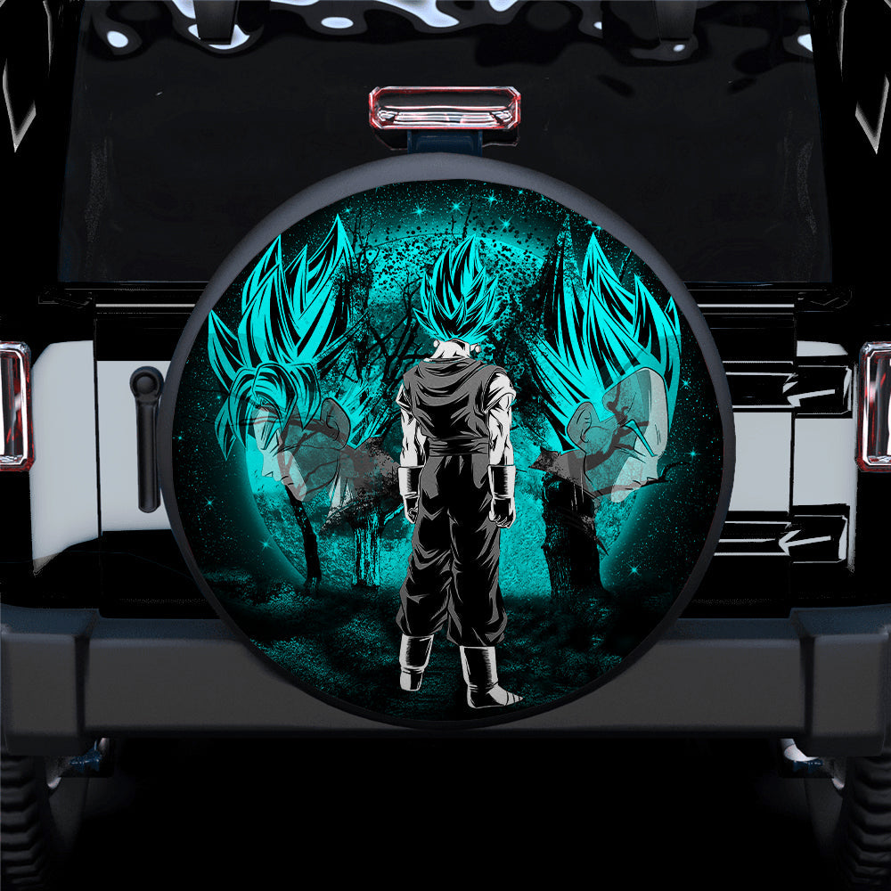 Goku Vegeta Vegito Blue Moonlight Jeep Car Spare Tire Cover