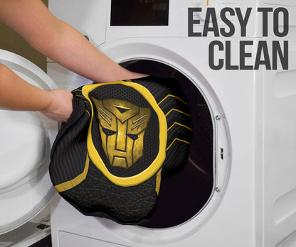 Gold and Black Transformers Autobots Logo Car Seat Covers Custom For Fans Style 2 213101